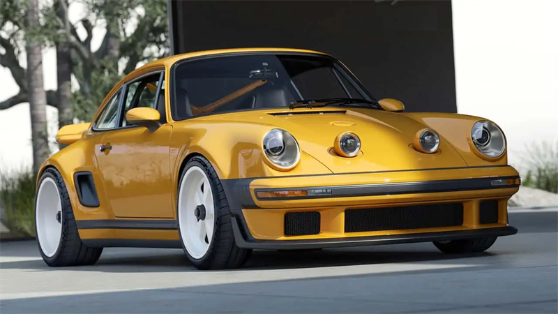 Revolucí Elegance: Porsche 911 Carrera Coupe reimaginovaný zpěvákem s pokročilým LED v projektorovém světlometech a neonových světlometech pro auta